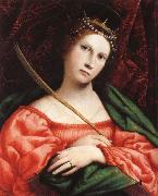 Lorenzo Lotto Sta Katarina oil painting artist